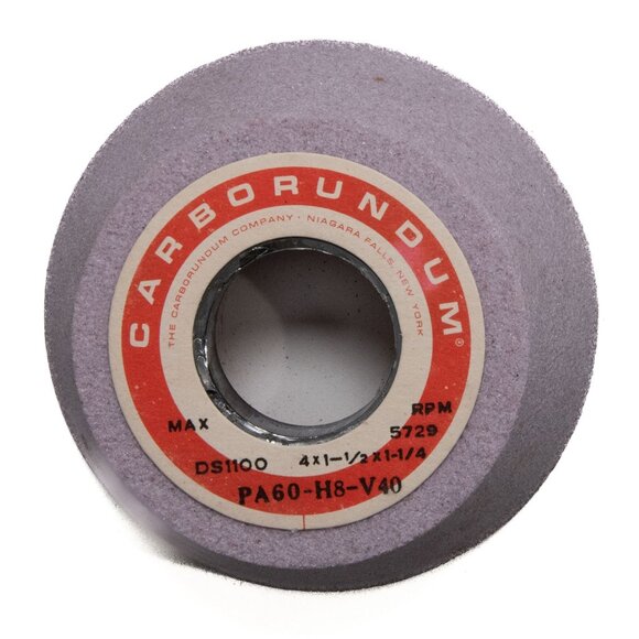 Carborundum Grinding Wheel 4x1-1/2x1-1/4 PA60-H8-V40 - Picture 1 of 3